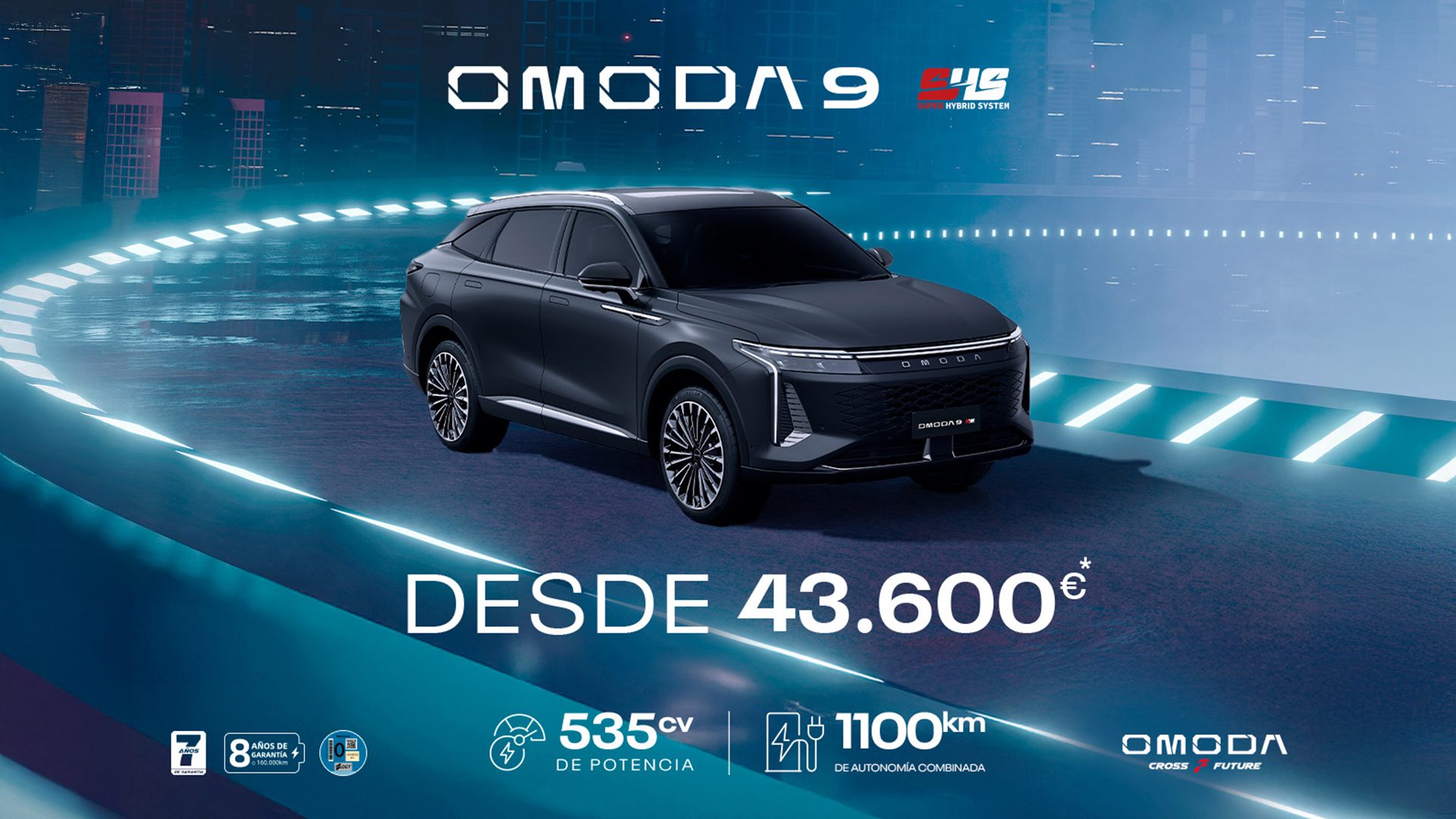 Potencia, tecnología y autonomía en un SUV único.