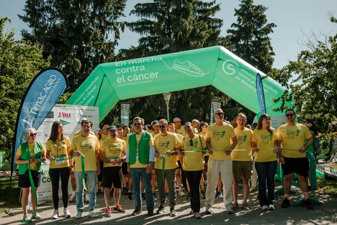 Marcha contra en cáncer pamplona